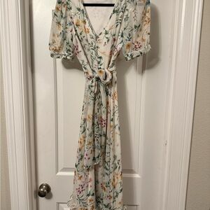 Calvin Klein Floral Maxi Dress - Multicolor